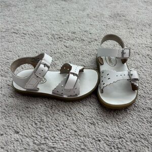 Girls Footmates white sandals